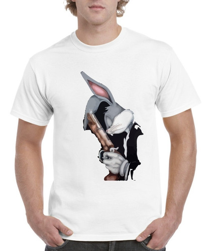 Camisas Para Hombre Blancas Looney Tunes Diseños Padrisimos 