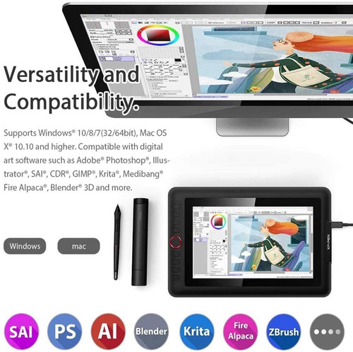 Tableta Grafica Digital Monitor Dibujo Xp-pen Artist12 Pro