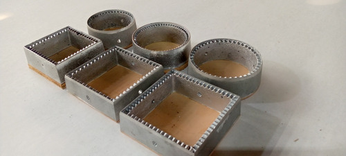 Moldes Cortadores Para Pastelitos, 9 ,10 ,11 Y 12 Cms. 