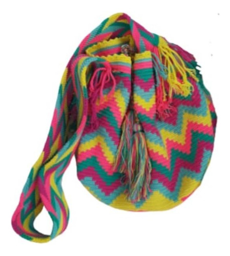 Mochila Wayuu Grande De Diseño O Colores Original