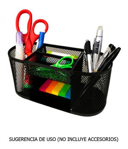 Organizador De Escritorio Con 5 Compartimientos Nextep Malla