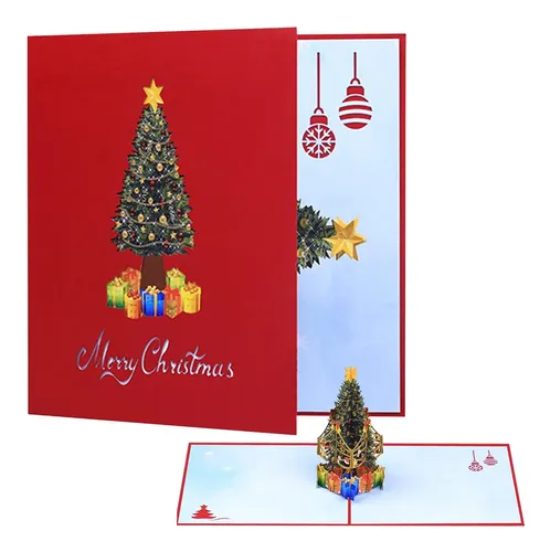 Tarjetas Emergentes Navideñas Tarjeta De Navidad Emergente 3 | Meses Sin Interés
