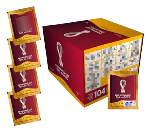 Caja Fifa Qatar 2022 Panini De 104 Sobres Original