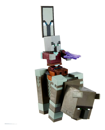 Capitan De Incursión Y Devastador Minecraft Mattel