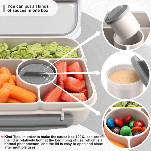 Amathley Bento Box Lonchera Para Adultos, Lonchera Para Niño