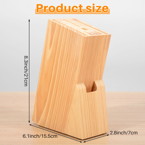 K Soporte De Madera Para Cuchillos De Cocina, De Bambú,