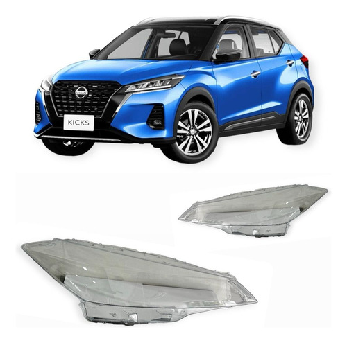 Lente Acrilico Optica Nissan Kicks 21 22 23 24