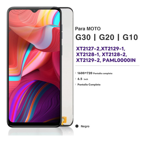 Pantalla Para Moto G20/g10/g30 Xt2127 Xt2128 Xt2129 Original