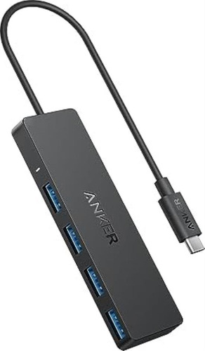 Anker Hub Datos Usb 3.0 4 Puertos, 5gbps Alta Velocidad