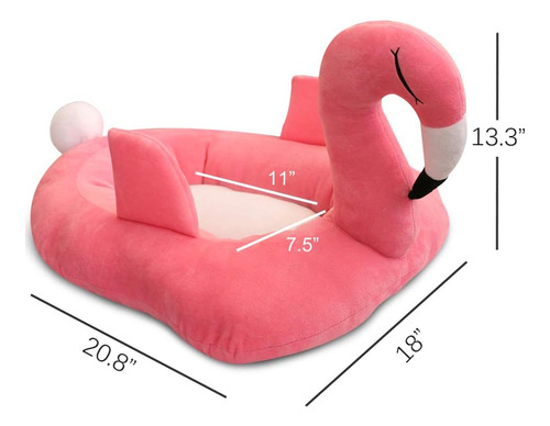 Sofá Cama Para Gatos Con Forma De Flamenco Petgrow, Cama Cál