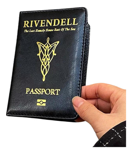 Porta Pasaporte De El Señor De Los Anillos Rivendell Regalo