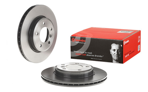 Disco Ventilado Del Izq/der Bmw 320i 01 Al 05 Brembo