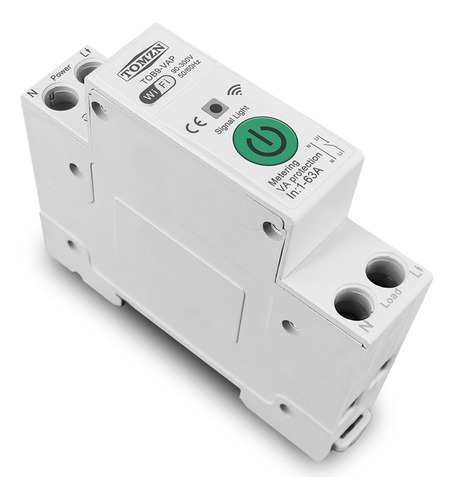 ~ Interruptor Automático Tomzn 63a Tuya Wifi Mcb Sobre