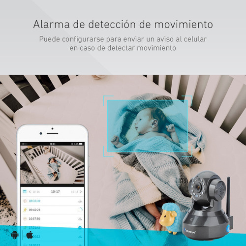 Imagen 5 de 10 de Baby Call Monitor Infantil Camara Bebe Seguridad Ip Wifi Inalambrica Motorizada Celular Vstarcam + Cuotas