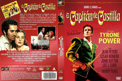 El Capitan De Castilla - Tyrone Power - Dvd