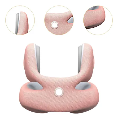 Travel Pillow Ergonomic Neck Pillow For Long Flights M Pink