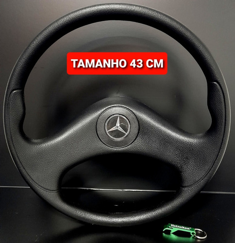 Volante De Caminhão Mercedes Benz Mb 1518 Hpn Black 43 Cm Vc