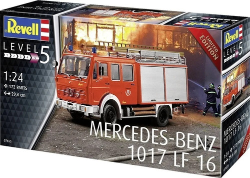 Revell 07655 Caminhão De Bombeiros Mercedes-benz 1017 Lf 16