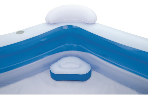 Piscina Inflável Bestway 54153 575L azul e branca caixa