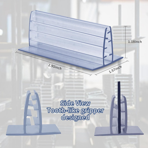 10u Base De Soporte De Pvc Para El Panel Divisorio 5x4x3 Cms