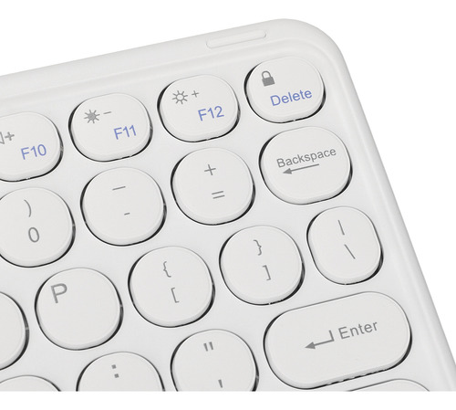 Teclado Inalámbrico, Teclado Redondo, Diseño Ergonómico, Sma