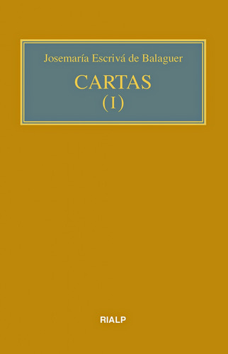 Cartas I Bolsillo Rustica  - Escriva Josemaria