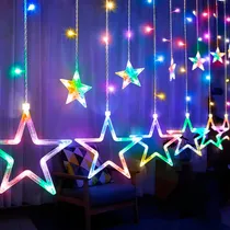 Comprar Luces Navideñas Luces Led Luces Cascada Guirnalda Multicolor Arcashopping Luces Led Luces Cascada Guirnalda Luces Exterior Estrella Guirnaldas Led Luces Navideñas Luces Led Luces Navideñas Exterior
