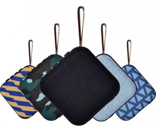 Caixinha De Som Bluetooth Quadrada Sem Fio Radio Usb Bvlt Cor Preto