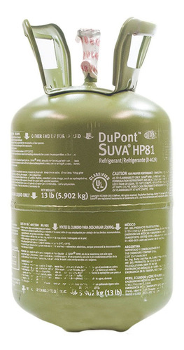 Gás Refrigerante Freon R-402b 5,902kg