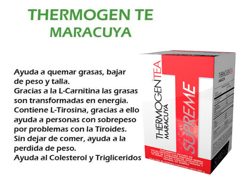 Thermogenn Maracuya + Thermogenn Cafe + Teatinoo Cafe/maracuya/limon