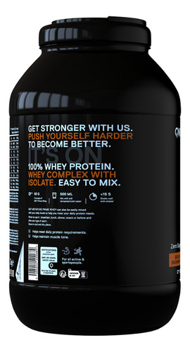 Proteina Metapure Prime Whey 2 Kgs Belgian Choco Brownie Qnt