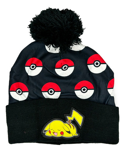 Gorro De Hombre Para El Frio Pokemon Pokebolas Pikachu 