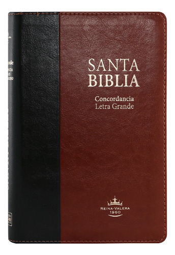 Biblia Reina Valera 1960 Letra Grande Marrón C/ Cierre - Sbu