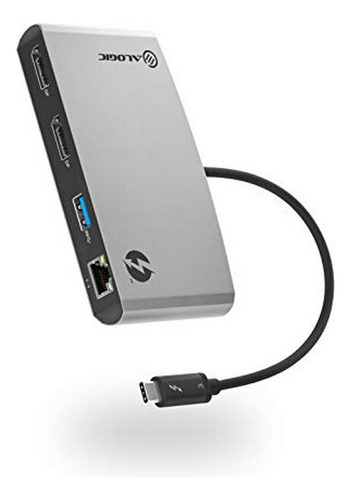 Alogic Thunderbolt 3 Dock, Dual Displayport 4k 60hz, Usb-a, 