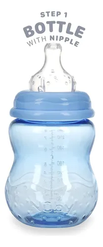 Nuby Botella Tritan 3 Etapas, Grow With Me, Sin Derrames