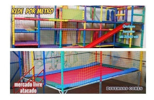 Rede De Proteção Para Kid Play Brinquedão 14.00x2.00mts