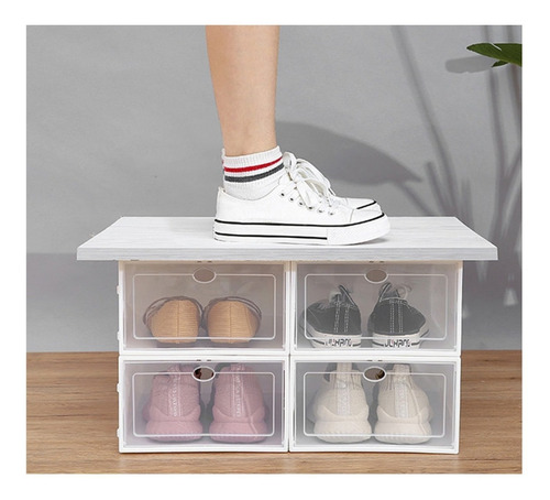 Imagen 2 de 7 de Cajones Organizadores De Zapatos Pack 10 Unidades #731141#