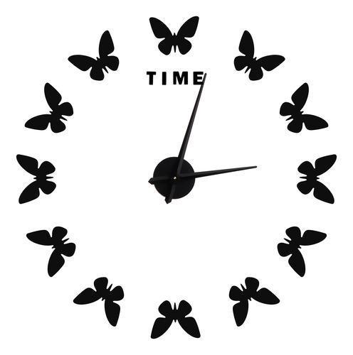 Adhesivo De Pared Grande Con Forma De Reloj, Innovador, Para