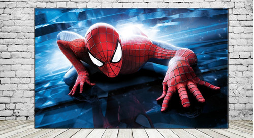 Cuadros Avengers Spiderman 30x57 Lienzo Canvas Habitacion D1