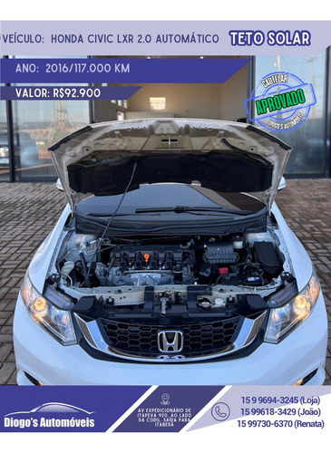 Honda Civic 2.0 Exr Flex Aut. 4p