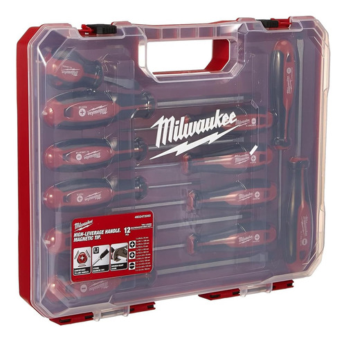 Juego De Destornilladores Trilobulares Milwaukee 12 Piezas