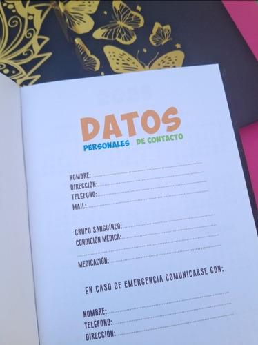 Agenda Anual Artesanal 15x21 (140 Hojas Aprox)