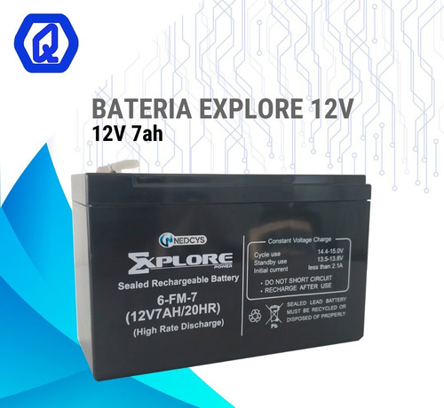 Bateria 12v 7a Sellada Ups Centrales Cercas Electricas Y Mas