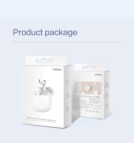 Imagen 7 de 8 de Auriculares Xiaomi Miiiw Conch Earphone W200 Bluetooth 5.0