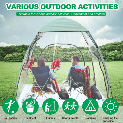 Carpa Transparente Grande Para 2 Personas Impermeable Y Id