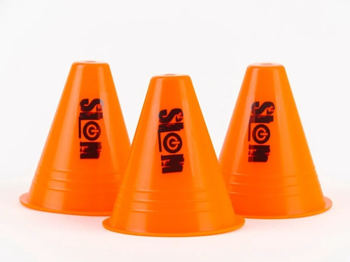Imagem 3 de 3 de Kit 10uni Cone Manobras Slalom Patins Inline Agilidade Cores