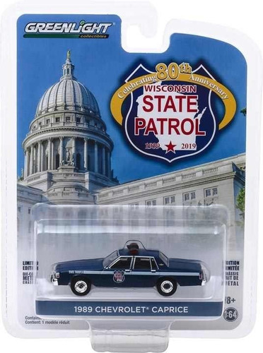 Greenlight State Patrol 1989 Chevrolet Caprice 1/64