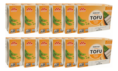 Paquete Morinaga Tofu Extra Firme 12 Pzas, Morinaga, 349 G