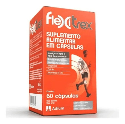 Flexitrex Colágeno Tipo 2 60caps - Adium