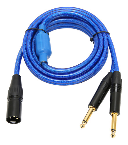 Cable Xlr A Doble De 6,35 Mm Estéreo De Baja Pérdida, Conect